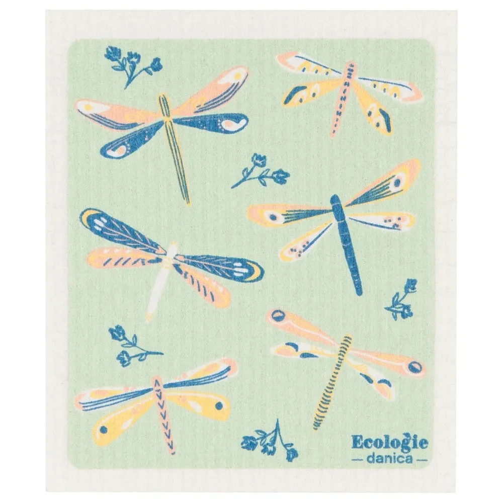 Now Designs Dragonfly Swedish Cloth