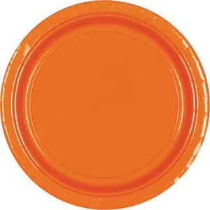 Orange Peel Dinner Paper Plates 10" | 20ct