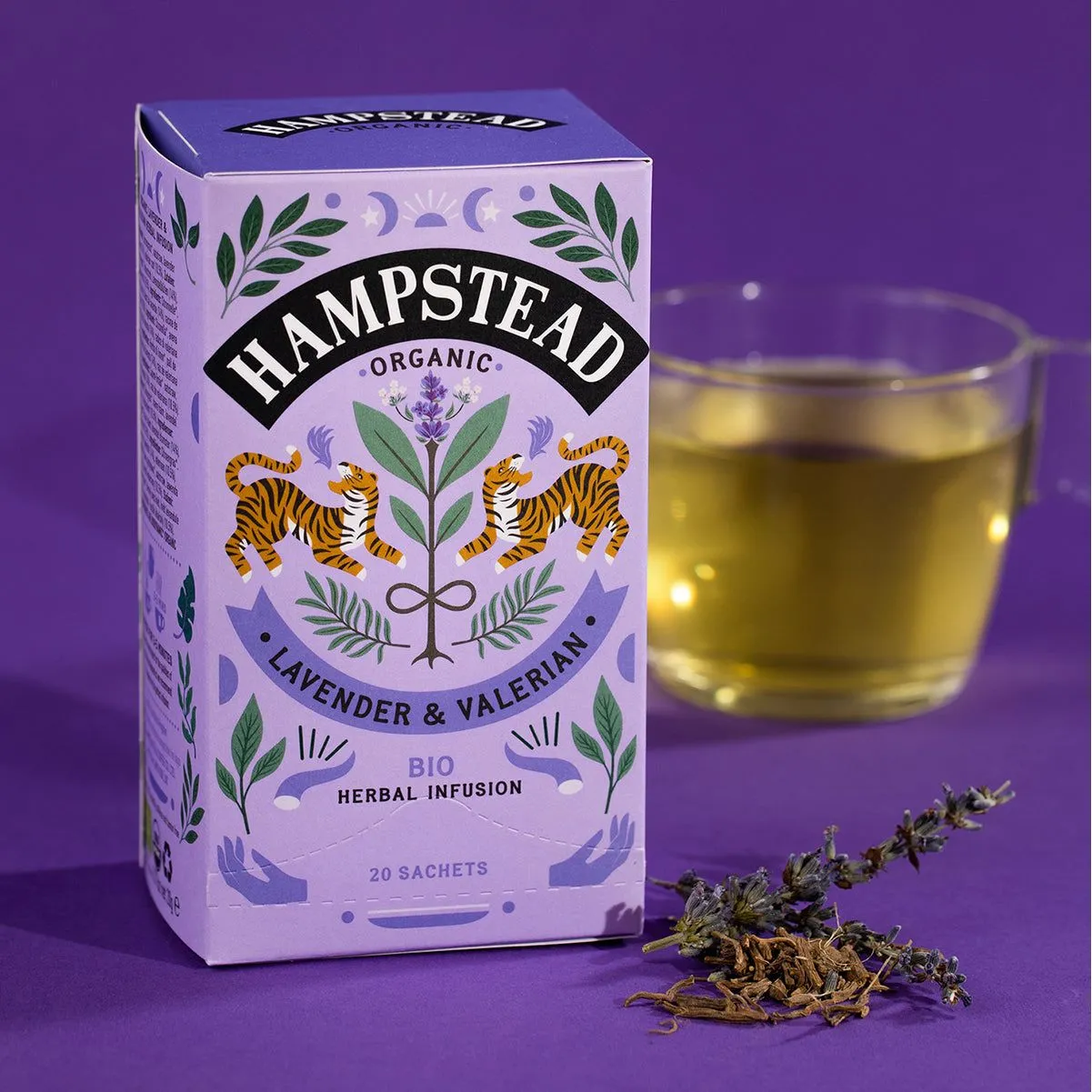 Organic Lavender & Valerian Tea Bags