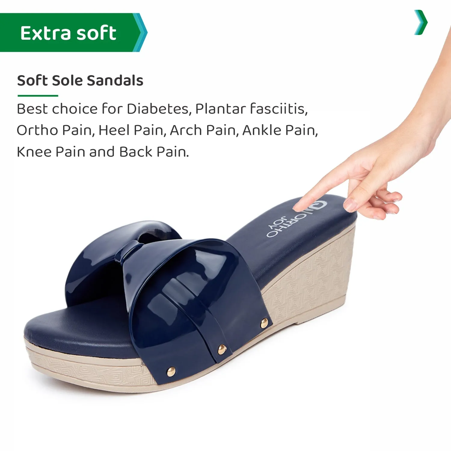 ORTHO JOY Comfortable wedges sandals