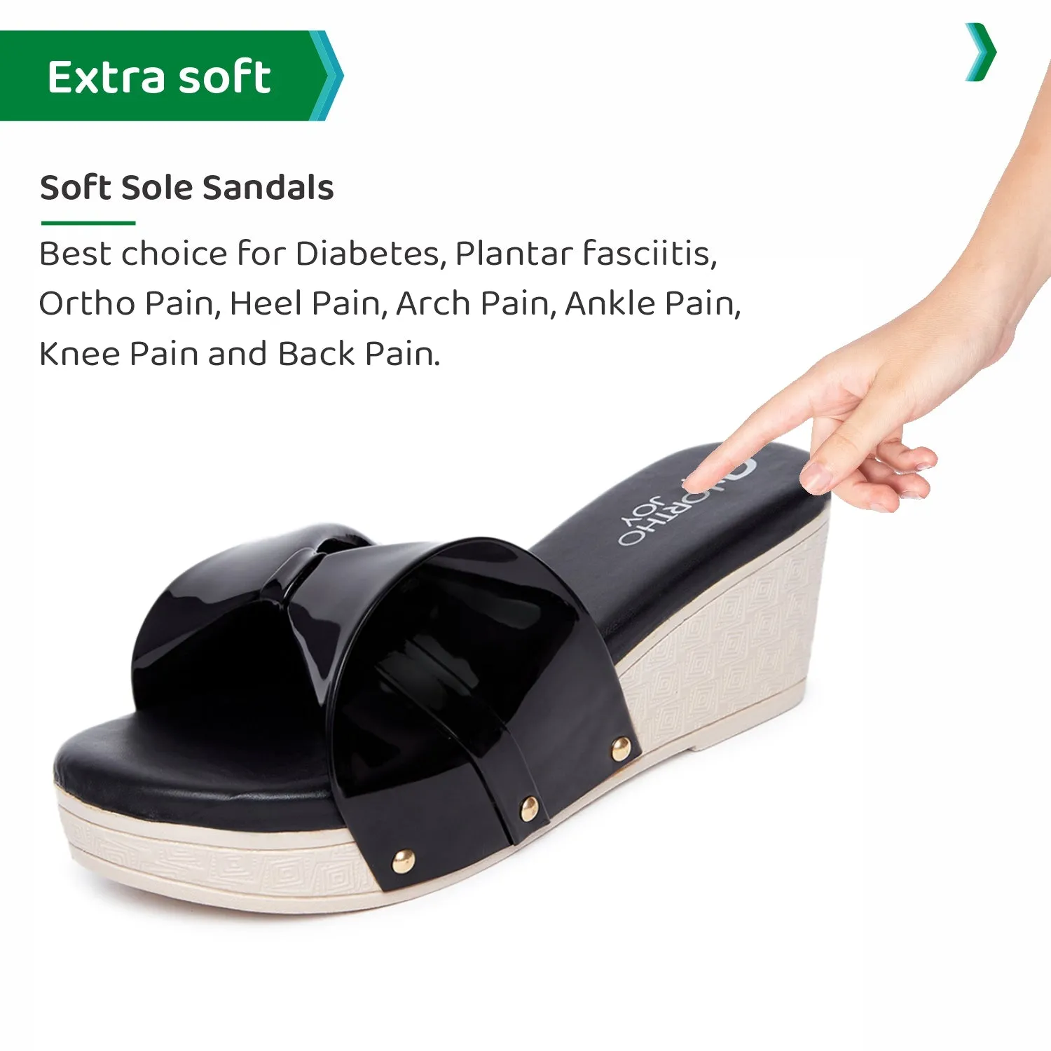 ORTHO JOY Comfortable wedges sandals