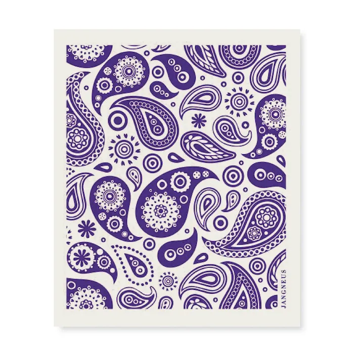 Paisley Purple - Amazing Swedish Dish Cloth