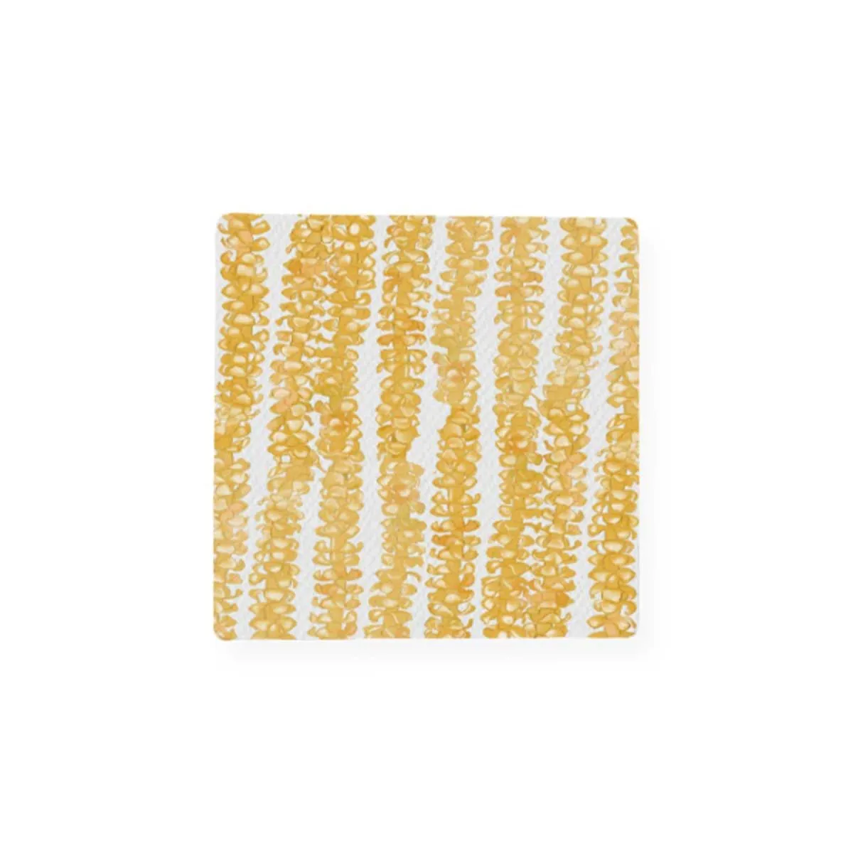 Puakenikeni Yellow Ceramic Coaster