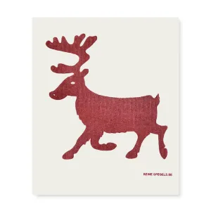 Reindeer Red - The Amazing Swedish Dish Cloth