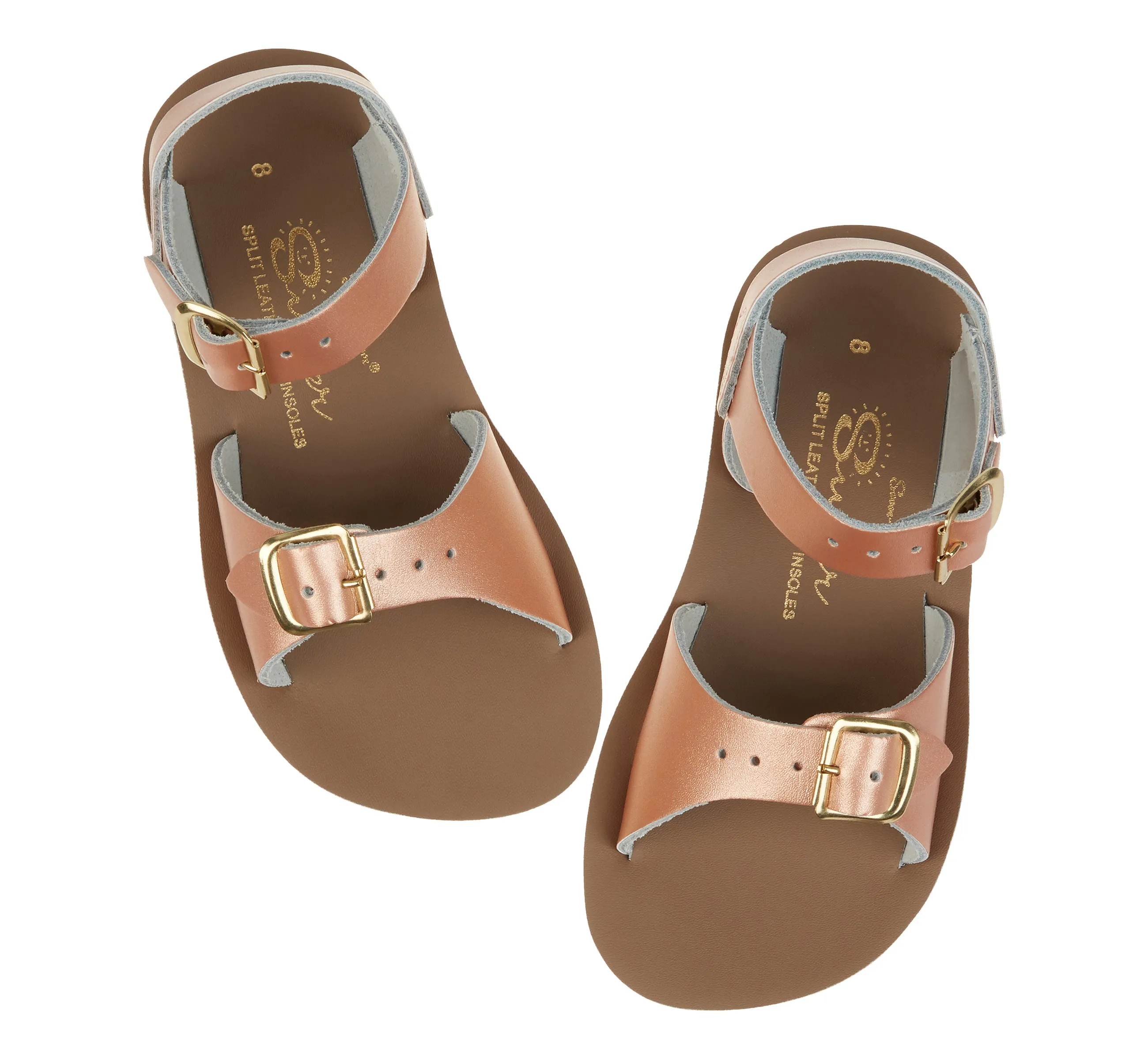 Salt-Water Surfer Girls Water-friendly Rose Gold Sandal