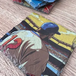 Sport Slate Coasters - Baseball