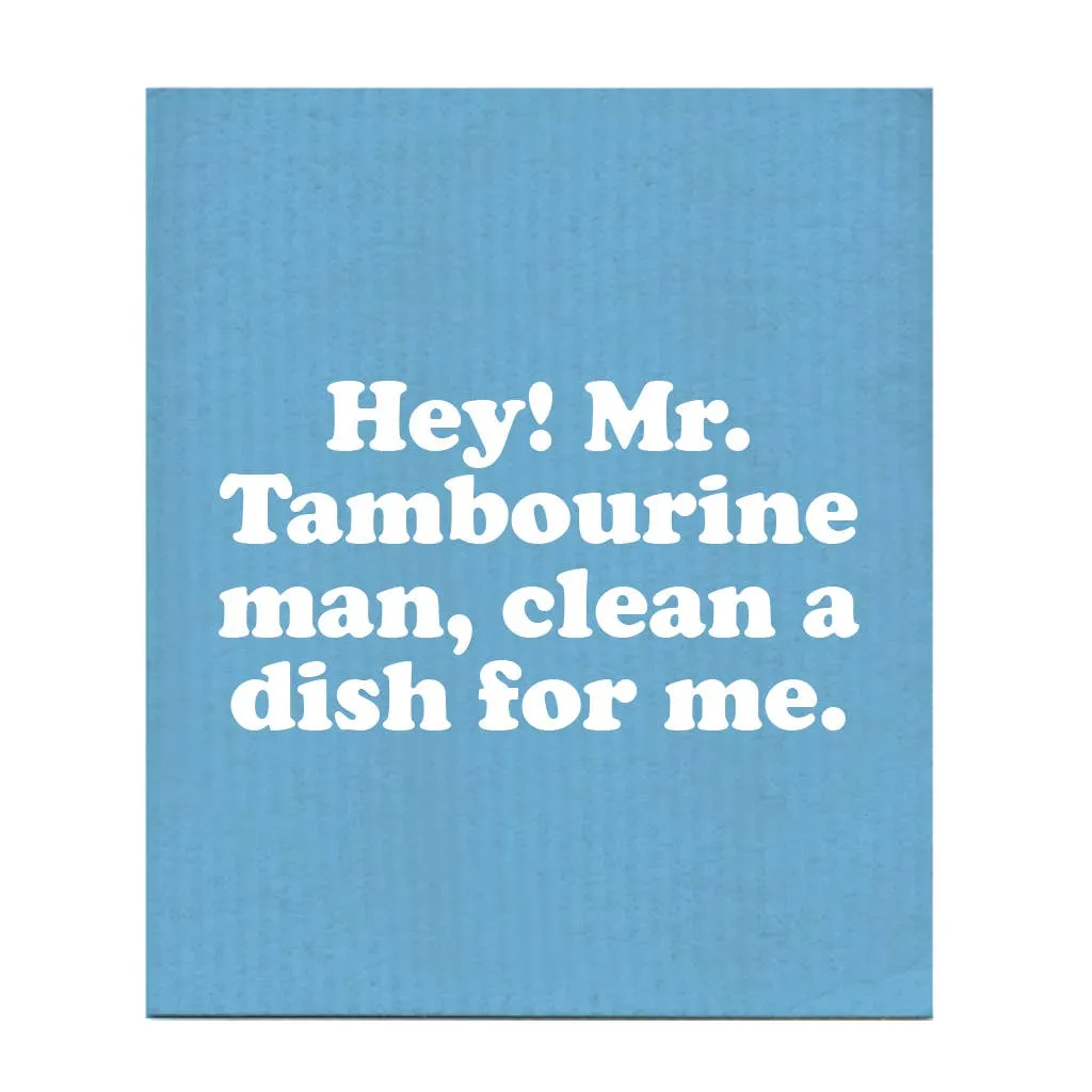 Tambourine Man Dishcloth