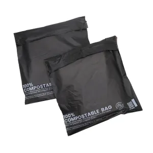 Tamper Proof Compostable Courier Bags With Sealking(8"x 8" 2")- [Pack of 200]