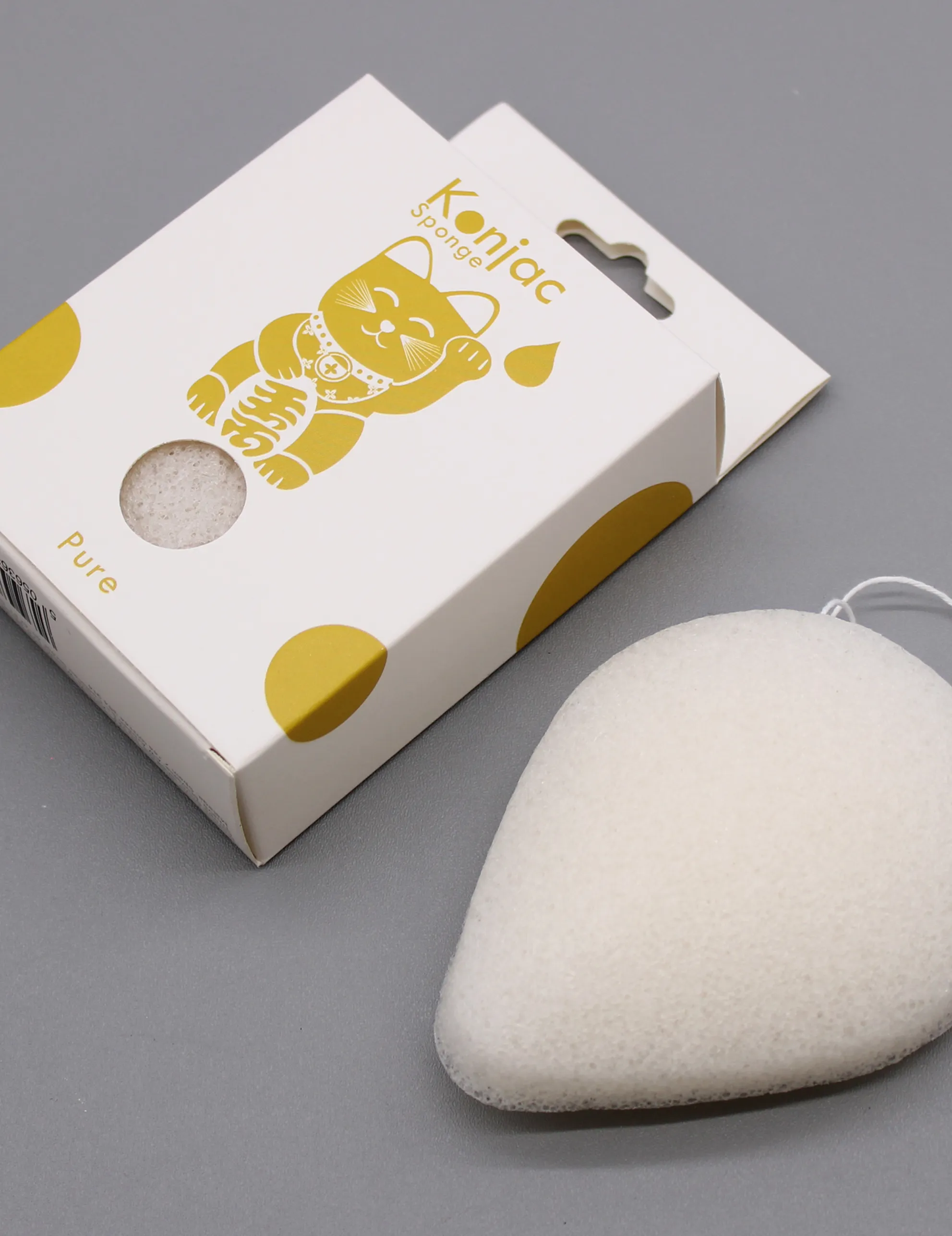 Teardrop Konjac Sponge - Neutral