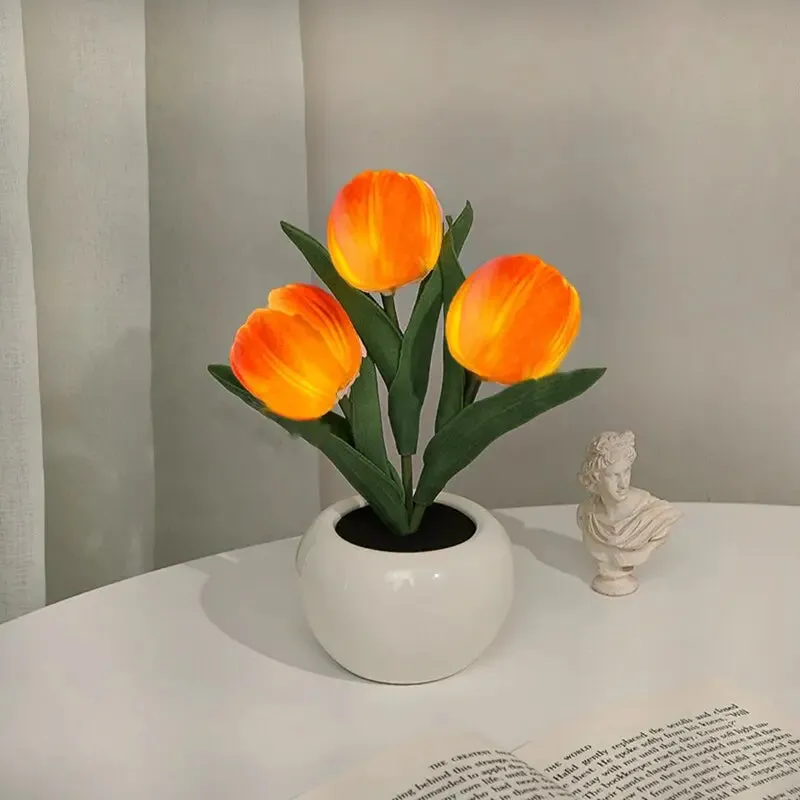 Tulips Table Lamp Led - Moon