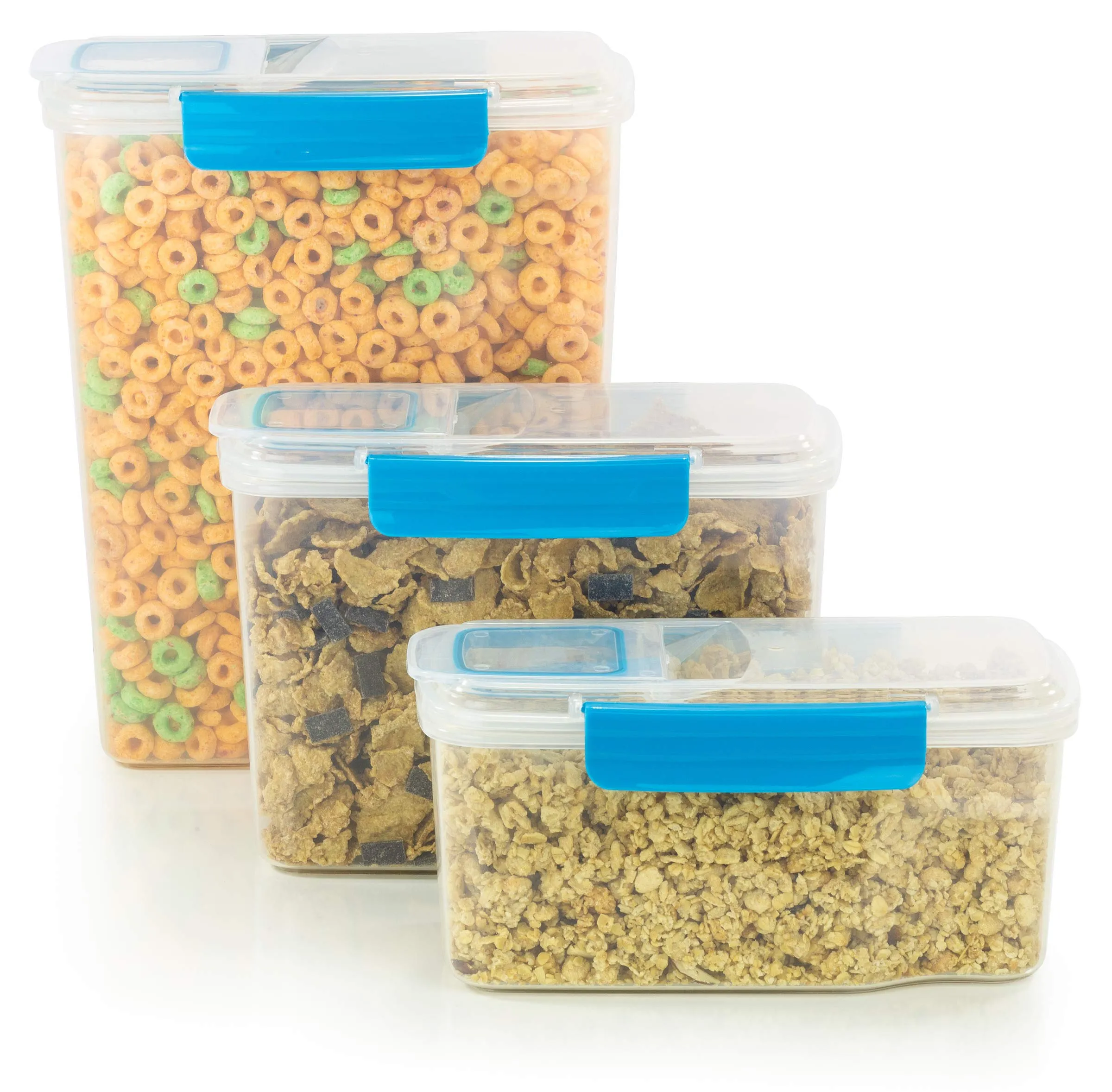 VP Fresh Airtight Cereal Storage Containers (Set of 3