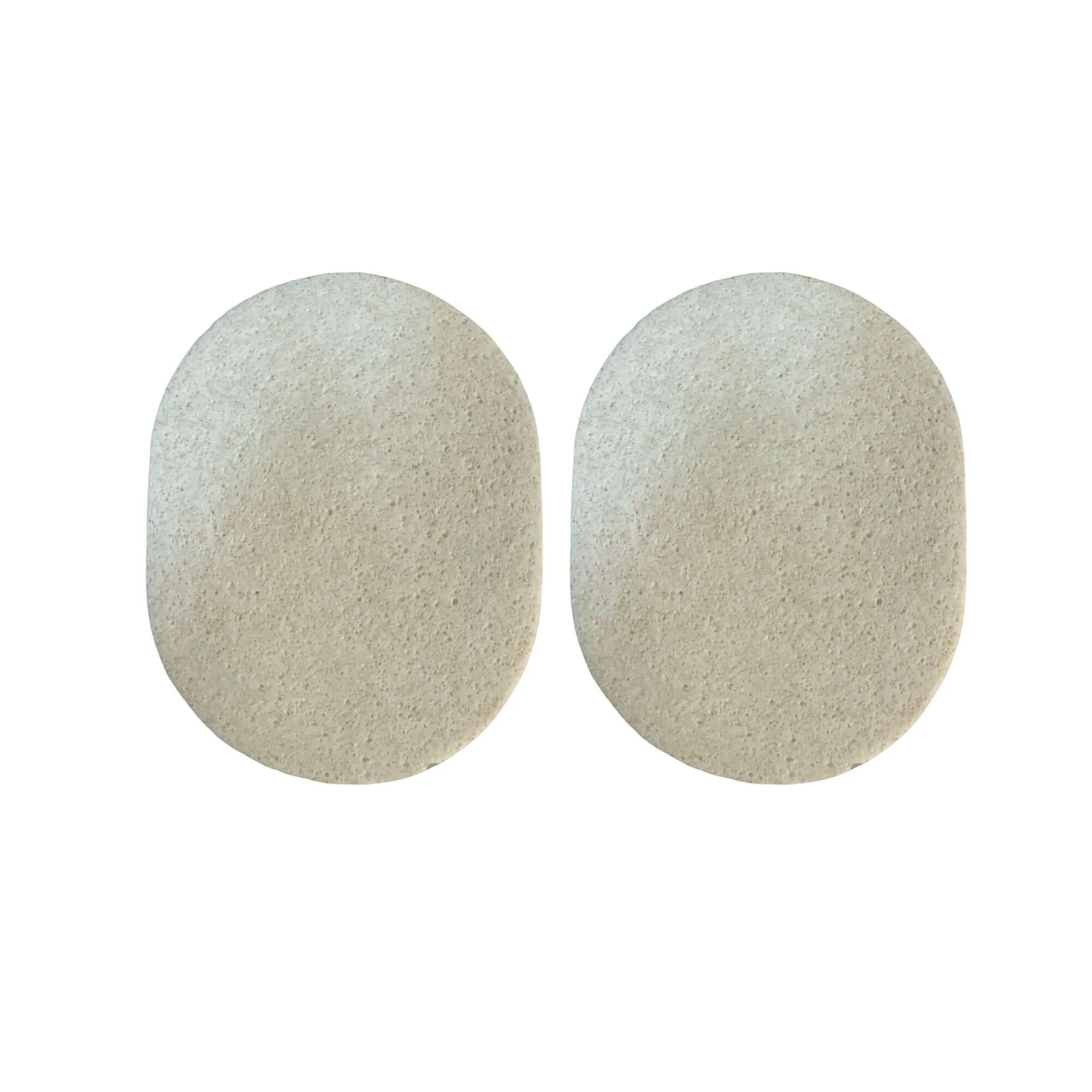 Walnut Facial Exfoliating Sponges (2-Pack)