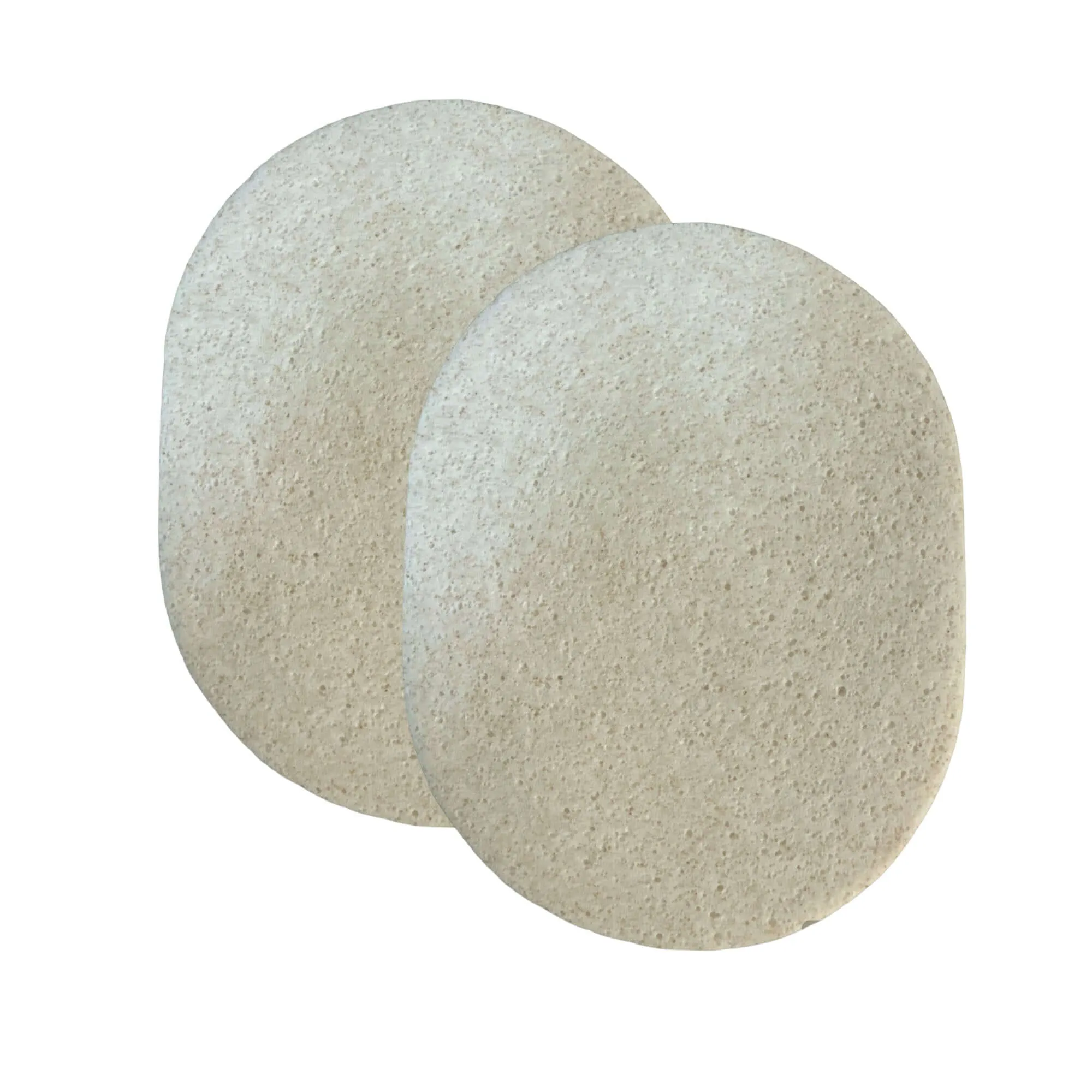 Walnut Facial Exfoliating Sponges (2-Pack)