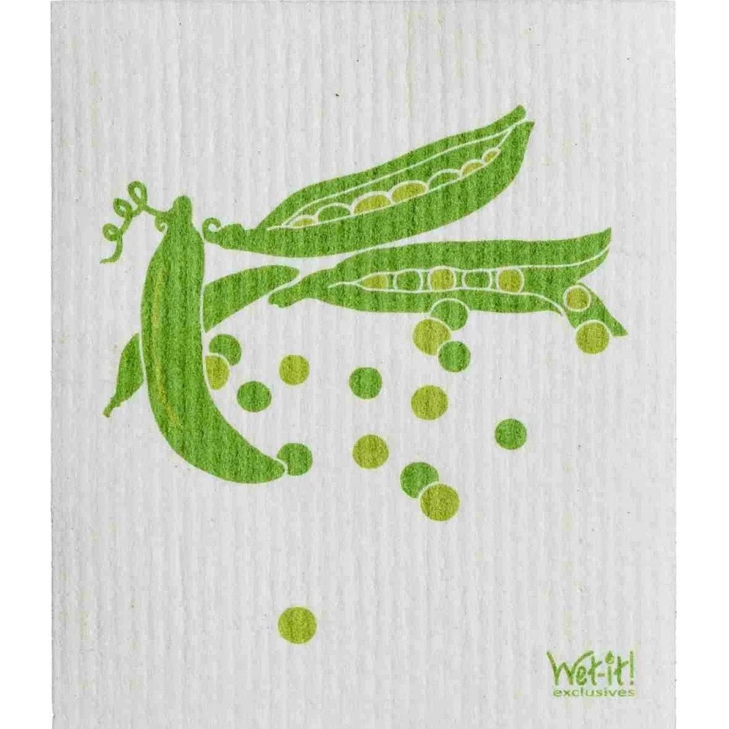 Wet it! Pea Pod Swedish Cloth