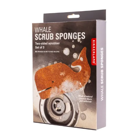 Whale Scrub Sponges