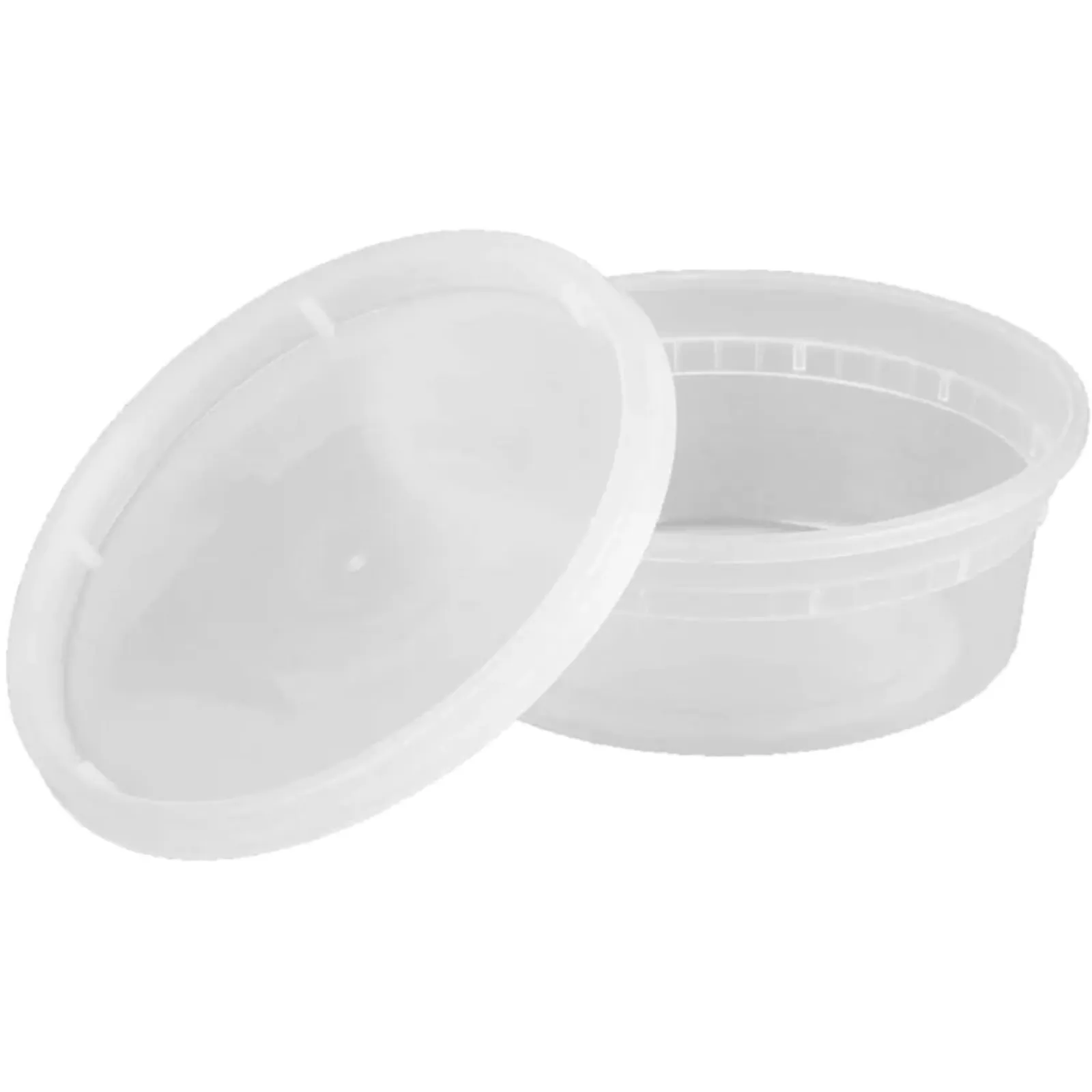 *WHOLESALE* 8oz. Heavy Duty Deli Containers with Lids | 240ct/case