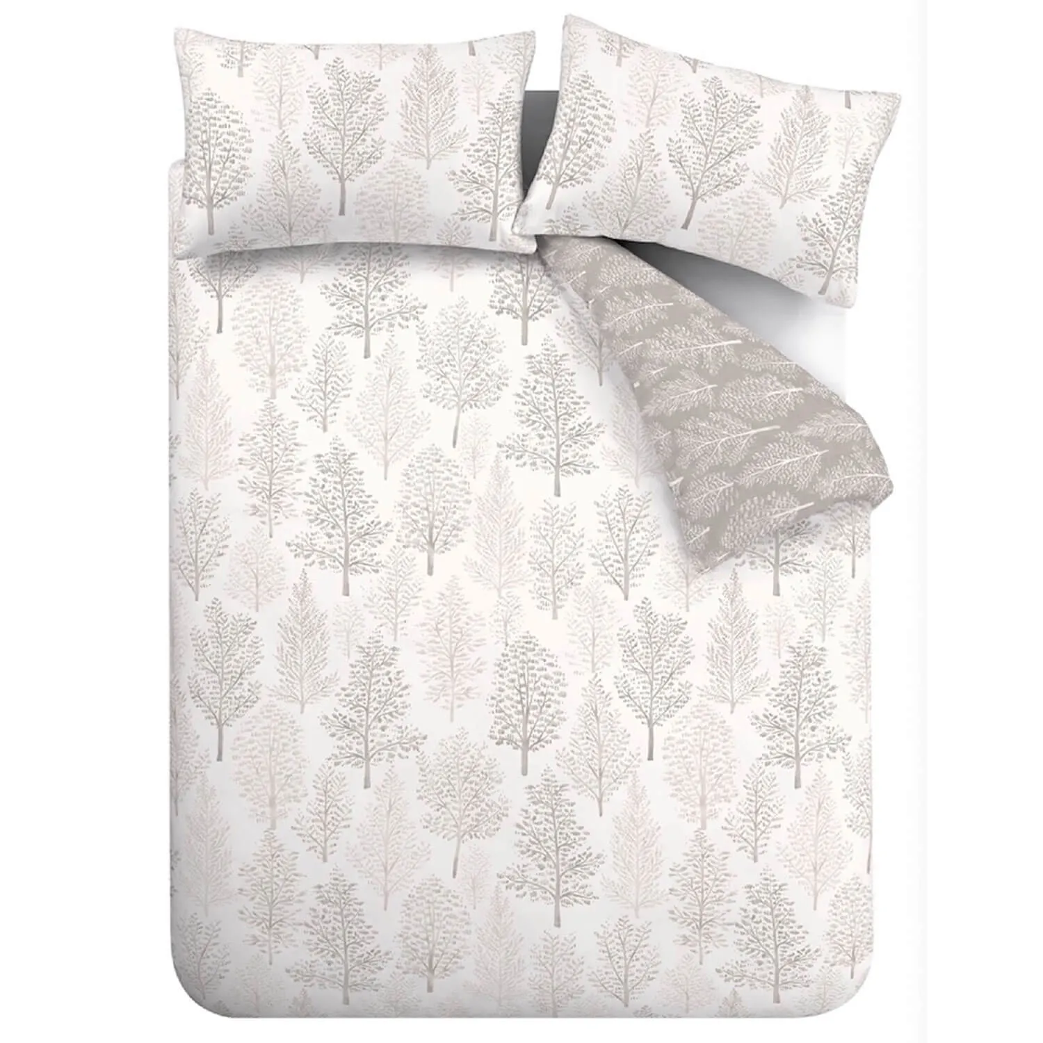 Wilda Tree Duvet Cover Set - Natural