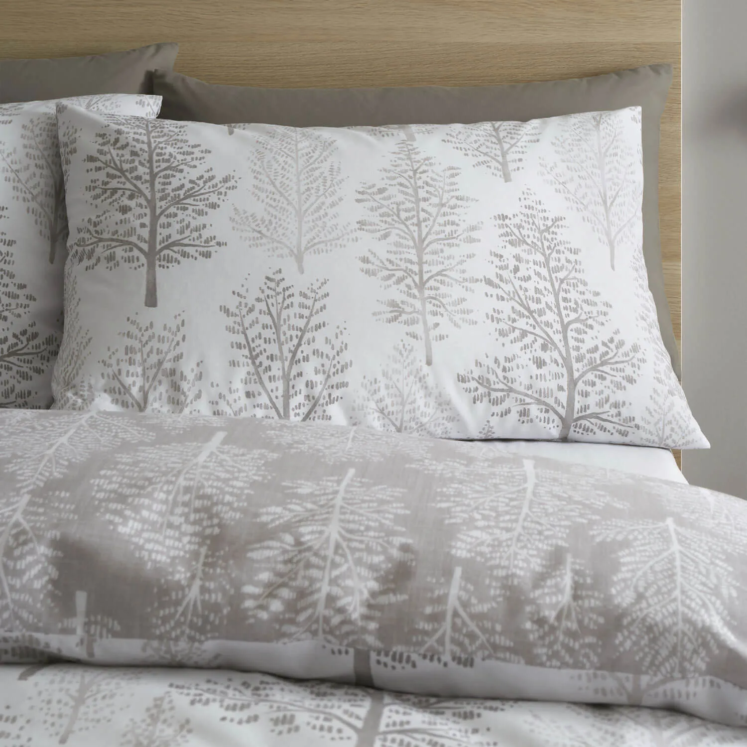 Wilda Tree Duvet Cover Set - Natural